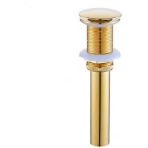 Bonde et accessoires pour vasque et lavabo,Pop-up Rétro Bouchon Bonde de Lavabo Vidange sans Trop-Plein en Laiton Bronzé Universel Valve Draineur