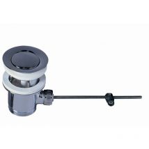 Bonde Lavabo Ø63 sans tirette en laiton Wirquin Pro