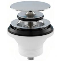 Lira - Waschbeckenablauf mit platzsparendem Klick-Klack-System ohne Überlauf