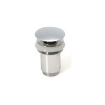 Bonde lavabo en laiton Clic Clac grand bouchon