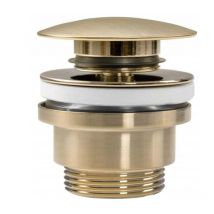 Bonde de lavabo universel clic-clac REA brush gold mat
