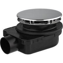 Bonde receveur ultra plate Ø90 sortie horizontale Ø40 NOYON & THIEBAULT hauteur 48