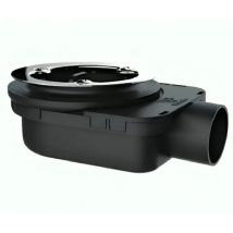 Bonde ultra-plate 48 mm horizontale nf receveur douche diam. 90, Smart, sans capot