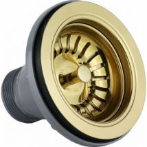 Bonde universel pour éviers de cuisine en couleur or lira 1945.049 pvd d'or