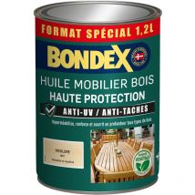 Bondex - Aceite Mobiliario de madera - Alta protección - Impermeable y nutritivo - Incolorante - 1,2 litros