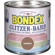 Glitzer - Basis 500 ml, basis sandrose Holzfarbe Effektfarbe Glitzerfarbe - Bondex