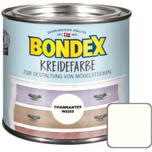 Bondex - Kreidefarbe Charmantes Weiss 0,50 l Charmantes Weiss für den Innenbereich 386522BaDe