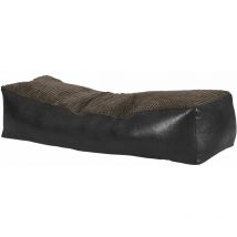 Bonkers Love Bench Bean Bag with Beans Filling - Charcoal/Black