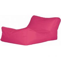 Bonkers Polyester Lounger Bean Bag Water Resistant with Beans Filling - Pink - Pink