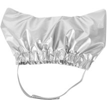 Ugreat - Bonnet de bain pour chien, bonnet de douche pour animaux de compagnie, imperméable, chapeau de Costume pour chat, chiot, chien, argent-2210cm