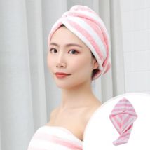 Bonnet de séchage de cheveux en microfibre pour femmes, serviette enveloppante pour cheveux, super absorbante, séchage rapide, douche de bain,