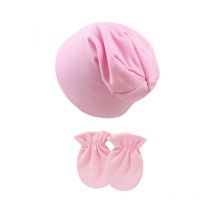Fei Yu - Bonnet pour bébé, gants anti-rayures, bonnet hexagonal pour bébé