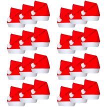 Bonnets de Père Noël 24 pcs