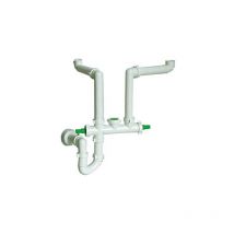 Bonomini - Sifón fregadero autolimpiante compacto 2 vías 1'1/2