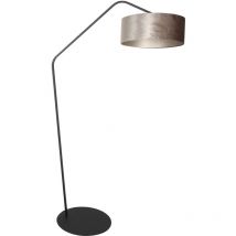Anne Lighting - lámpara de pie - ZigZag - plateado negro - metal