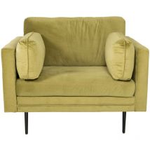 Boom ii Sessel Velour grün.