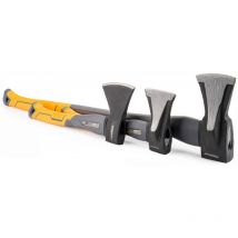 BOOM Set de 3 haches avec poignée antidérapante