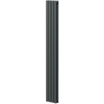 Boone Radiators - Boone Anthracite 1600mm x 240mm Double Panel Radiator