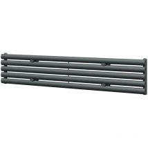 Boone Anthracite 300mm x 1800mm Horizontal Single Panel Radiator