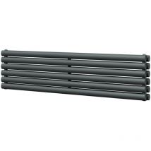 Boone Radiators - Boone Anthracite 360mm x 1600mm Horizontal Double Panel Radiator