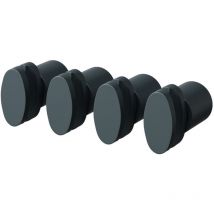 Boone Radiators - Boone Set of 4 Anthracite Horizontal Radiator Brackets