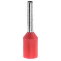 Hellermanntyton - Bootlace Ferrule, Insulated Terminal, Red French Coding 1.0mm x