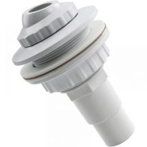 Cyslmuk - Boquilla de entrada para piscinas con paredes de acero, boquilla de retorno con cabezal giratorio, aspersor de piscina, conector de