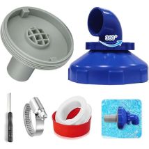 Boquilla De Llenado De Piscina Giratoria De 360° - Salida Ajustable - Con Conexiones Para Piscinas Intex Bestway - Salida De Piscina - Diámetro 32 Mm