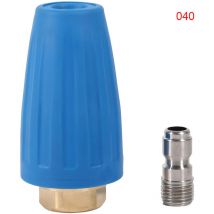 Boquilla de pulverización turbo para hidrolavadora de alta presión de 1/4' con conexión rápida de 3000 psi y 4.0'