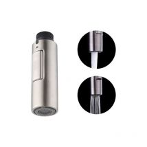Boquilla de repuesto para grifo de cocina ymyny, pulverizador universal G1/2, cabezal de grifo desmontable, acero inoxidable SUS304 cepillado,