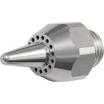 Riegler - Boquilla De Seguridad Rosca Exterior Aluminio Longitud 41 Mm