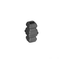 Borchia decorativa per barre quadre da 14mm - Altezza 90mm larghezza 45mm - Ferro battuto - Saldatura