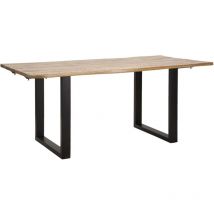 Mauroferretti - bord tout. cm 180X90X77-LONGUEUR totale 280 (bois de manguier)