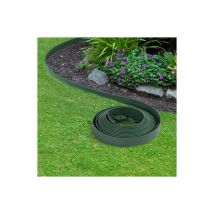 Bordature per prato flessible 10 mt verde altezza 5 cm + 30 picchetti