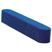 Borde de goma para arenero / muro de contención - 100 x 15 x 15 cm - Azul