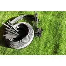 Borde de jardín flexible piquetas, conectores - 27 metros