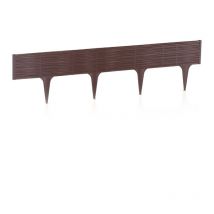 Bordeau de jardin pour les parterres de fleurs en résine Pack 5 pièces Brown