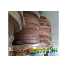 Bordino laminato bordo legno preincollato wurth noce tanganica tanganika 1 metro misura: 44 mm
