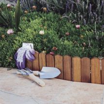 Bordo de madera delia roll 120X20 cm Nortene