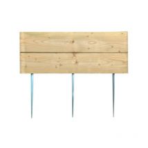 Forest - cerland bordura madera nolina 110x29/60 cm , Bordura madera Nolina 110 x 29/60 cmFabricado en madera de pino silvestre de bosque