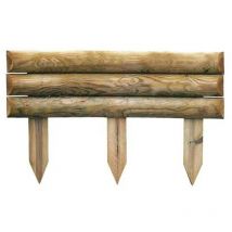 Forest Style - cerland bordura madera sauvage 10x30/60x110 cm , Bordura madera Sauvage 10 x 30/60 x 110 cmFabricado en madera de pino silvestre de