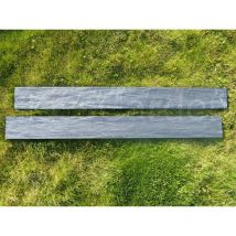 Classgarden - Bordure Ardoise 100 cm - Pack de 18 pièces