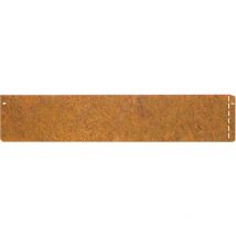 Wovar - Bordure de gazon en acier Corten 20 x 95 cm - Par pièce