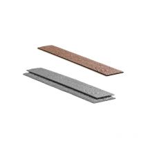 Ecoo - Bordure de jardin droite 1,2 m x 14 cm - Brun