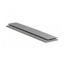 Ecoo - Bordure de jardin droite 1,2 m x 14 cm - Gris