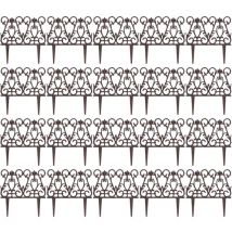 Esschert Design - Bordure de jardin en fonte victorienne Lot de 20