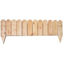 Bordure de jardin en mélèze huilé 30 x 120 cm