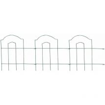 Bordure de jardin en métal Lawn 3m Lot de 3