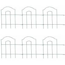 Bordure de jardin en métal Lawn 3m Lot de 6