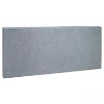 Bordure de jardin pierre bleue 50 x 23 x 3 cm - Gris bleu (Lot de 1)